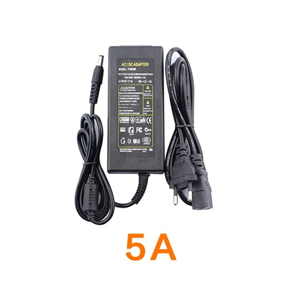1PCS 24V Universal Power Supply Adapter AC 100-240V Input High Precision Output LED Driver Charger with Safety Features Energy Efficient