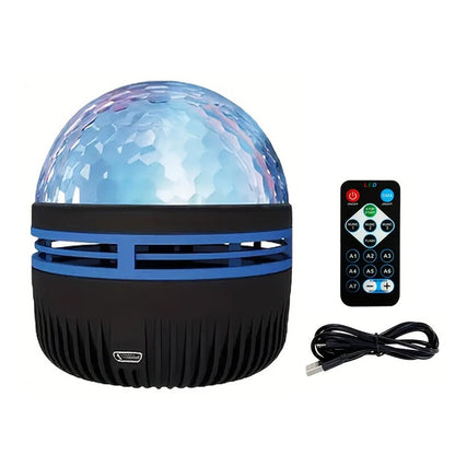 LED Ocean Wave Projector LED Night Light USB Rechargeable Ripple Atmosphere Lamp for Bedroom, Home Theater, Room Decoration, Holiday Gift, Wedding