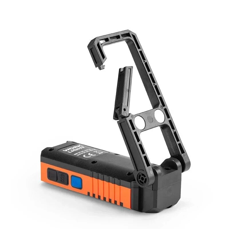 WK05 LED COB Work Light Bluetooth Speaker USB Rechargeable Work Lights with Magnetic Base Bluetooth-compatible Speaker LED Flashlight Inspection Power Bank Lights