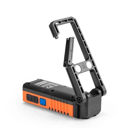 WK05 LED COB Work Light Bluetooth Speaker USB Rechargeable Work Lights with Magnetic Base Bluetooth-compatible Speaker LED Flashlight Inspection Power Bank Lights