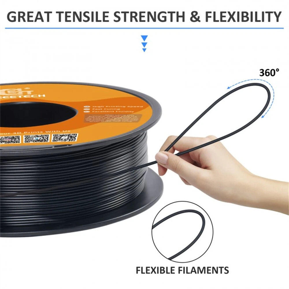 [EU/UK Direct]Geeetech HS-PLA 3D Printer Filament 1.75mm 1kg/roll High Speed High Accuracy No Clog No Bubble Fast Curing Enhanced Printing Quality
