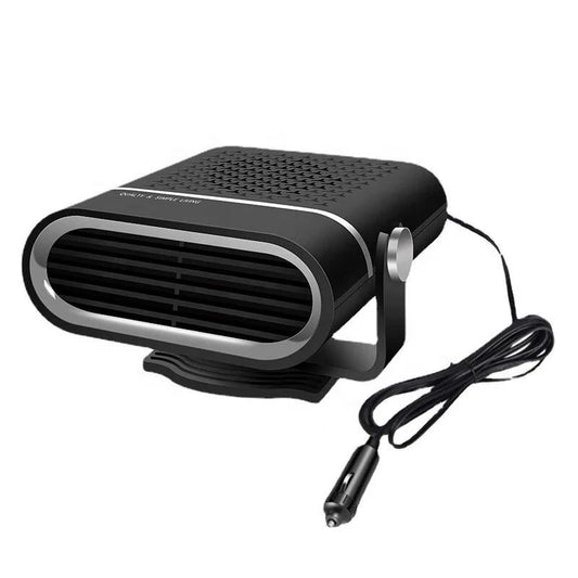 150W 12V Portable Car Heater 2 in 1 Heating Cooling Electric Fan 360 Adjustable Defrosting Demist