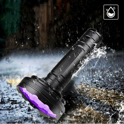 128 LED UV Purple Light Ultraviolet Inspection Torch Portable Lamp Waterproof Multifunctional 395nm Fluorescent Detector Lighting Flashlight