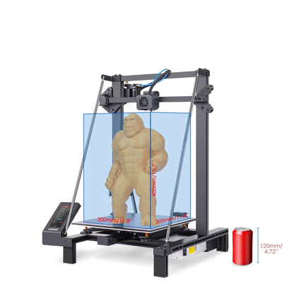 [EU/US Direct] LONGER LK5 Pro 3D Printer Upgraded Edition, Dual Blower Fan, 90% Pre-Assembled, Silent Motherboard, 300*300*400mm
