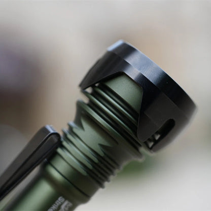 Manker 430 Meters EDC Pocket Tactical Flashlight 14500 Battery Long Range 635 Lumens Rechargeable Mini LED Torch for Camping Lantern Fishing Outdoor