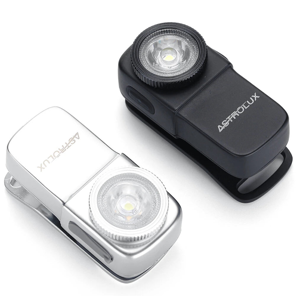 Astrolux CP01 Rechargeable EDC Flashlight 250 Lumens Dual Sources Compact Pocket Clip Light Convenient USB C Charging Magnetic Flash Lights with Memory Mode Lockout Design Beacon Mode for Working, Cycling, Emergency, Signaling Tool