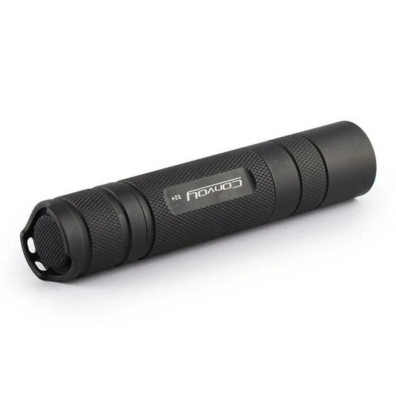 Convoy S2+ SFT40 1240LM 4 Modes/12-Group Modes 18650 Flashlight Smooth Reflector Long Range LED Torch
