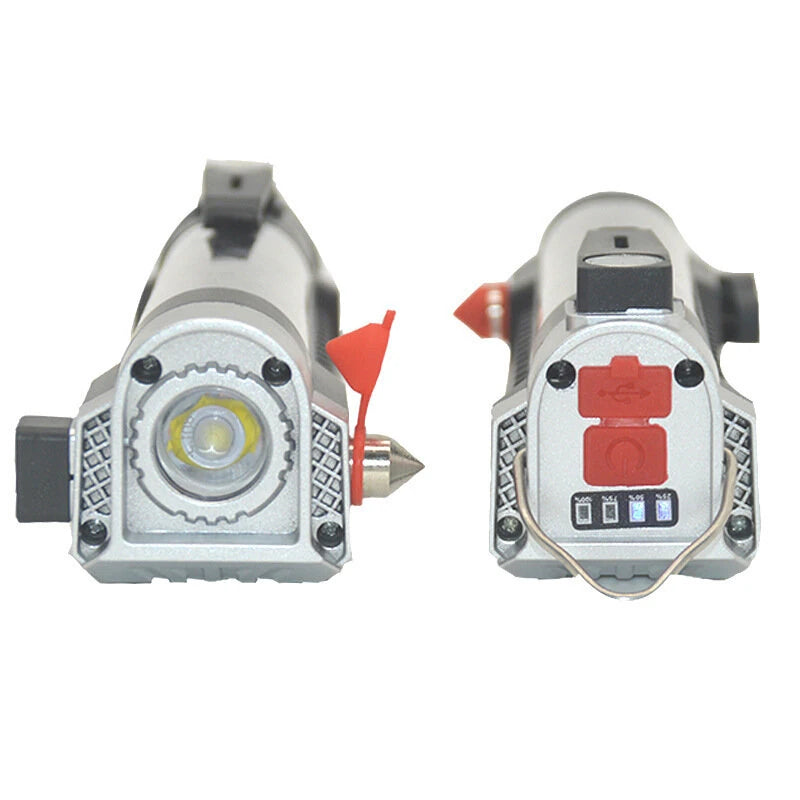 Portable COB Solar Work Light Rechargeable LED Flashlight Super Bright Camping Waterproof Car Repair Lamp With Hook Magnetic