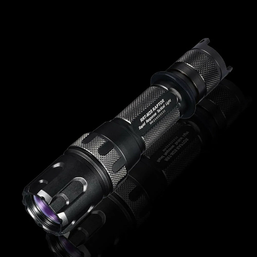 JETBeam RRT-M2S WP-T2 1KM Rotary Switch Long Throwing 480LM LEP Spotlight IPX8 Waterproof Tactical Search Flashlight With USB Charging 21700 Battery