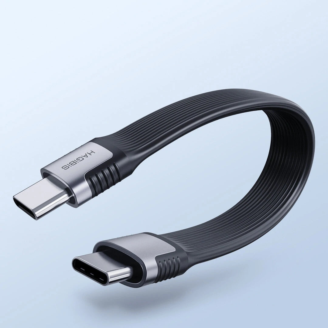 Hagibis USB4 Data Cable 40Gbps USB C to C Short Cable PD 240W 8K 60Hz for TB3/4 15 Pro Max SSD Power Bank