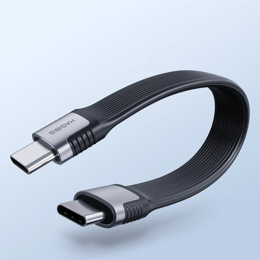 Hagibis USB4 Data Cable 40Gbps USB C to C Short Cable PD 240W 8K 60Hz for TB3/4 15 Pro Max SSD Power Bank