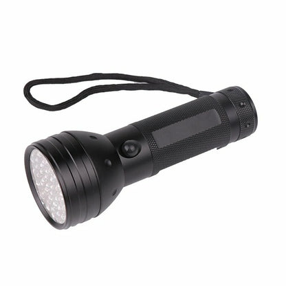 51 LED Purple Light Flashlight 395nm Handheld UV Black Light Flashlight Portable Ultra Violet Torch Lamp For Dog Cat Urine Carpet
