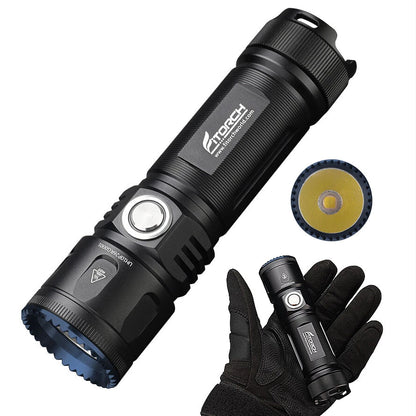 Fitorch P26GT 5000LM Ultra Bright 26650 Powerful Flashlight Type-C Rechargeable Multifunctional Strong LED Torch IPX8 Waterproof for Camping Hiking Outdoor Adventures