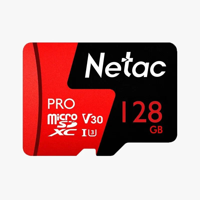 Netac P500 TF Memory Card 64GB 128GB 256GB U3 V30 Class 10 High Speed Micro SD Card for Phone Camera Driving Recorde