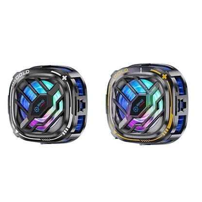 2-in-1 Magnetic Mobile Radiator Cooling Fan for iPhone Tablet Galaxy Huawei Mobile Phone Tablet Computer General Game Cooling