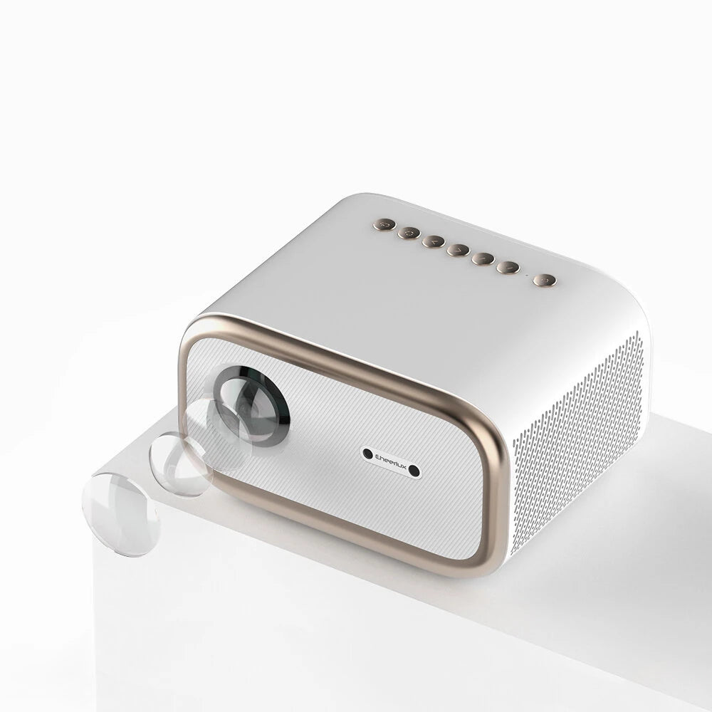 [EU Direct]Officially certified Netflix CHEERLUX E1 1080P LCD Android 13.0 Projector BOE Exclusive Screen 4K Beamer Cinema Support WiFi6&BT5.0 Auto Keystone&Auto Focus Smart Home Portable Theater