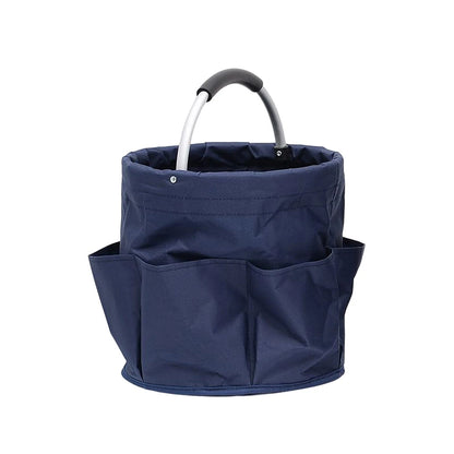 Portable Oxford Cloth Storage Basket Picnic Basket Storage Bag Picnic Bag Wash Storage Swimming Tool Chair Handheld Foldable Storage Basket for Home Travel