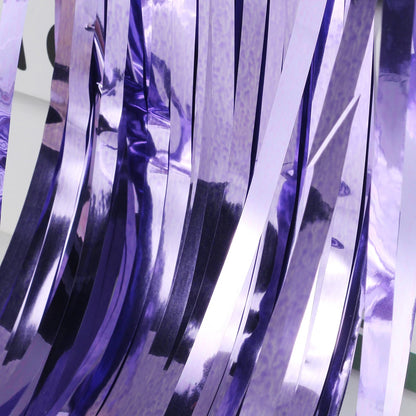 1 x 2M Metallic Foil Fringe Door Curtains Party/Christmas/Birthday/Wedding Photo Booth Props Backdrop Decor