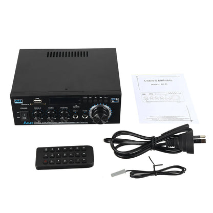 AK45 Power Amplifier bluetooth HiFi Digital Amplifier Max Power 90Wx2 Channel 2.0 Surround Sound AMP Speaker for Home Car