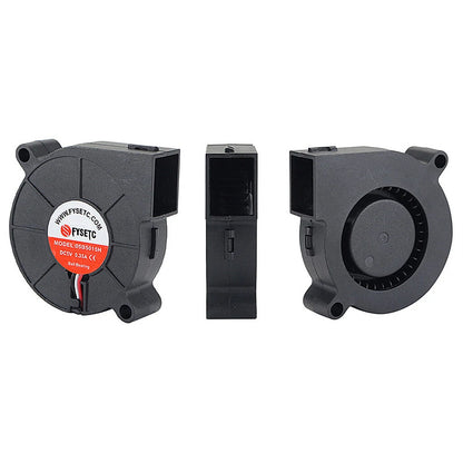 5015 5V Blower Fan 50*50*15mm Dual-ball Turbo Cooling Fan for MK3S+ 3D Printer Cooler Radiator Low Noise