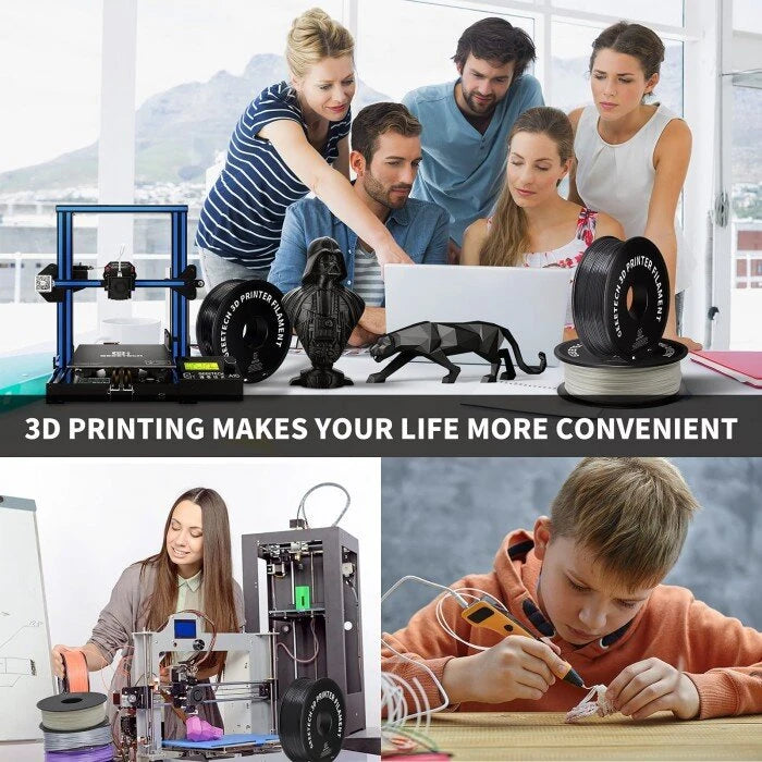 Geeetech ABS White 3D Printer Filament 1.75mm 1kg/roll High Strength Heat Resistant