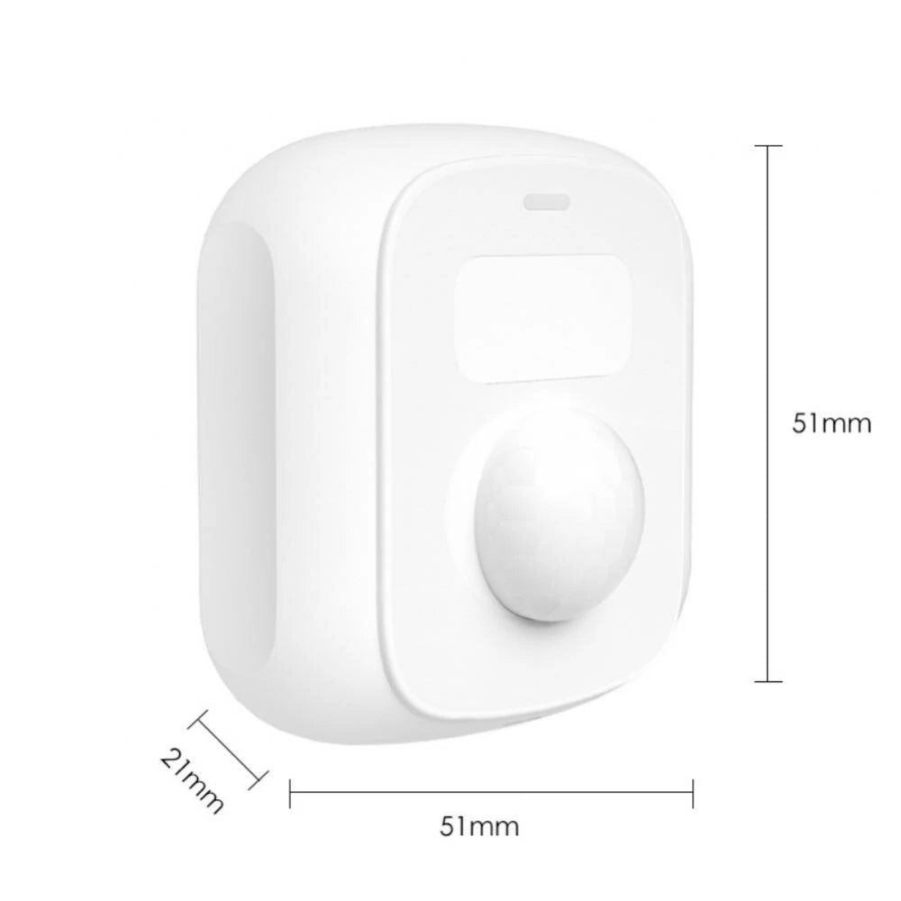 Tuya Wifi Zigbe Mini Sensor Body PIR Sensor With Light Sensor Scene Switch Function Smart Life App Support Alexa Google Home