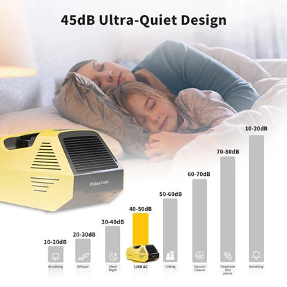 Enjoy Cool 2380BT Car Air Conditioner Small Mobile Mini Portable Air Conditioner for Outdoor Tent Camping Home