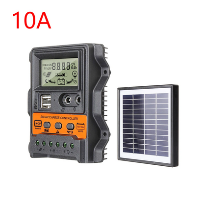 LCD Display 12V/24V 10A/20A/30A Input Solar Charge Controller Auto Parameter Adjustable MPPT Solar Panel Regulator Purism
