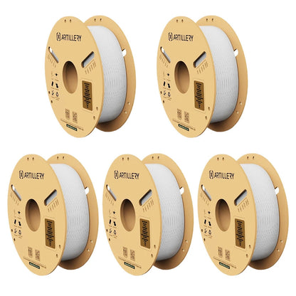 Artillery PLA 3D Printer Filament 1.75mm 5KG White High Precision Eco-Friendly Zero Bubble Perfect for Models and Mechanical Parts