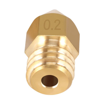 Kingroon MK8 Nozzle 0.2mm 0.4mm 0.5mm 0.6mm 0.8mm 1.0mm 3D Printer Part Extruder M6 Thread Brass Nozzle 1.75mm 3mm Filament