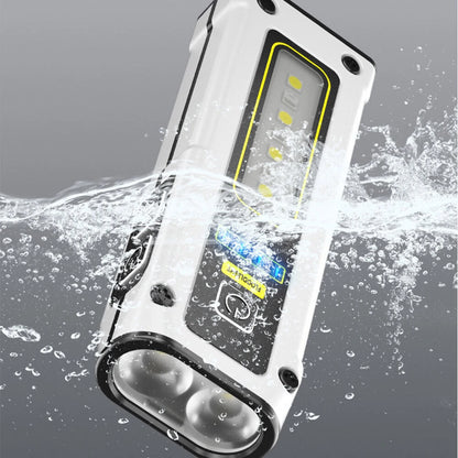 XPG COB LED Flashlight 2000mAh 7Gear Double Light Source Flashlight Mini Torch Magnet Emergency Power Bank Portable Outdoor Camping Light