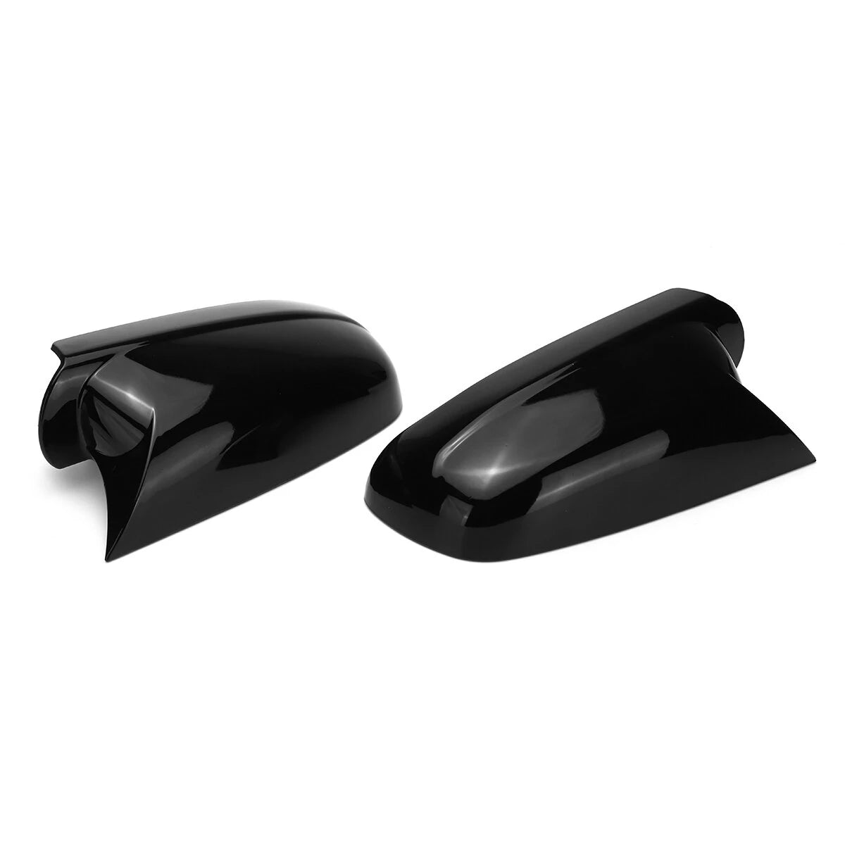 Add-On Glossy Black Left&Right Side Mirror Cover Caps For VW Golf MK4 1999-2004