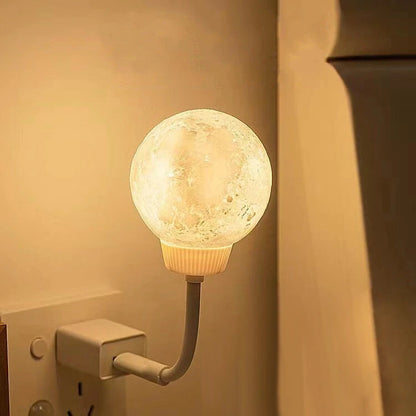 Mini Earth USB Night Light Cartoon Children's Bedroom Night Up LED Table Light
