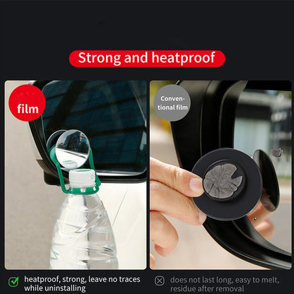 Baseus 2Pcs Car Mirror HD Convex Mirror Blind Spot Auto Rearview Mirror 360 Degree Wide Angle Parking Rimless Mirrors