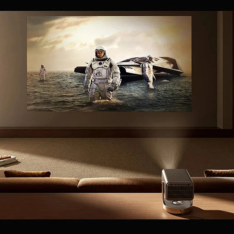 [EU/BR Direct English Version] Hisense Vidda C2 Ultra RGB Triple Color Lase 4K Projector 4G+128G HDR10+ Video 3D Beamer 3000 CVIA Lumens Optical Zoom 2.1 Channel Wi-Fi6 BT5.2 Home Theater with Subwoofer Video Player Cinema  With Free Gift Television Stick