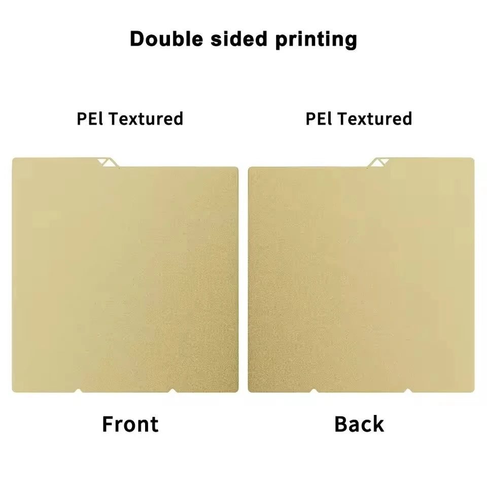 for Anycubic Kobra S1 Plate Pei Sheet 264x276mm Textured Kobra S1 Combo Build Plate Double Sided Peo Pet Pey Kobra S1C Bed
