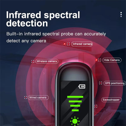 T66 Infrared Camera Detector ProtectiveAlarm Multi-function Mini Wireless Signal Detector GPS Tracking Scanner Detector