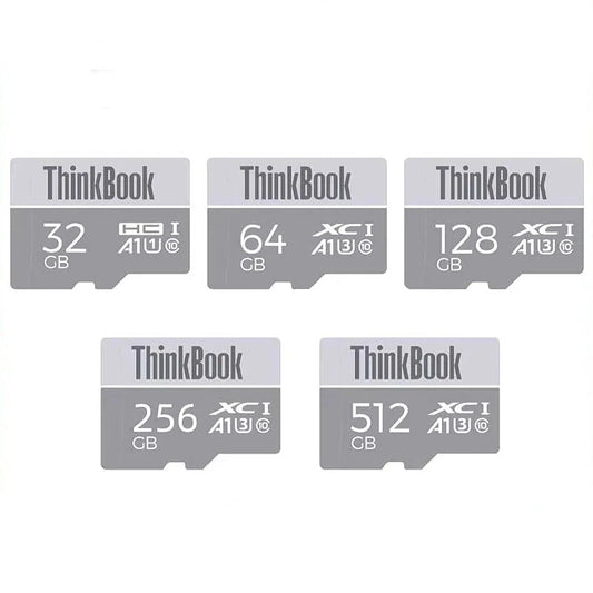 Lenovo ThinkBook TF106 TF Memory Card 512GB/256GB/128GB/64GB C10 U3 A1 High Speed Micro SD Card Smart Card Flash Card for Driving Recorder Phone Camera