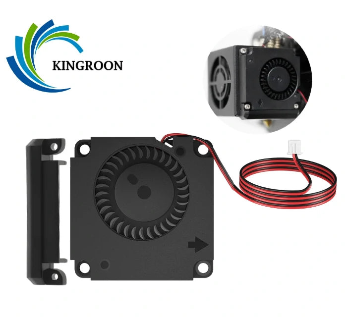 KINGROON DC 5V 12V 24V Turbo Radial Fans 3D Printer Blower 4010 Cooling Fan Exhaust Fan for Ender 3 CR10 Computer CPU Cooler