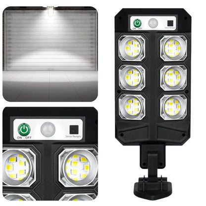 60LED Motion Sensor Solar Light Human Body Induction Garden Light Outdoor Waterproof Solar Outdoor Sensitive Motion Detection Street Lamp