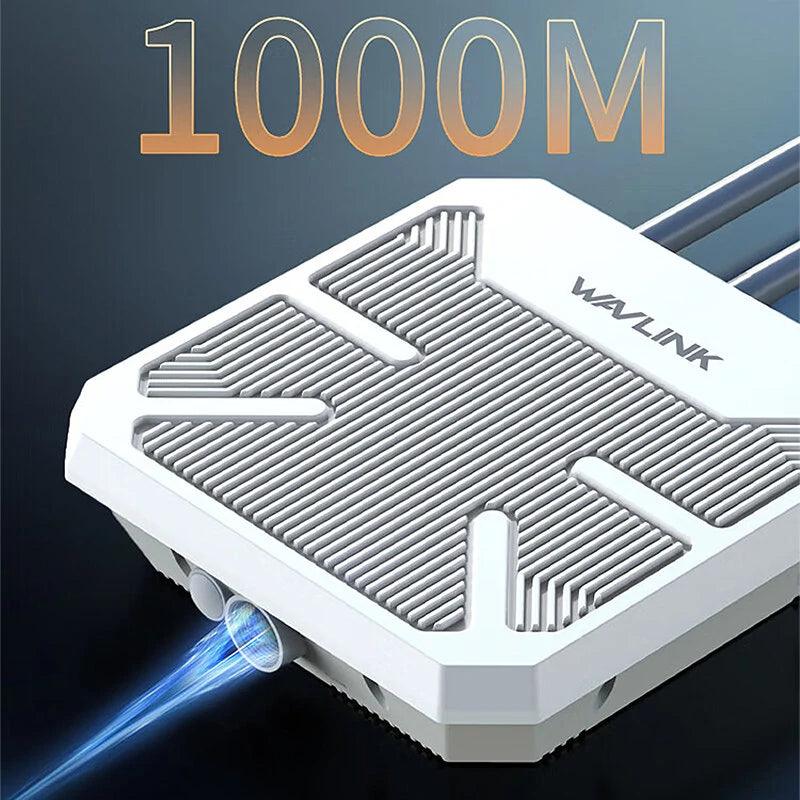 Wavlink AERIAL HD6 WiFi6 Outdoor Router AX1800 Long Range Weaterproof Wireless WIFI Extender/AP/Repeater Dual Band 2.4G&5Ghz Booster with 4 Antennas