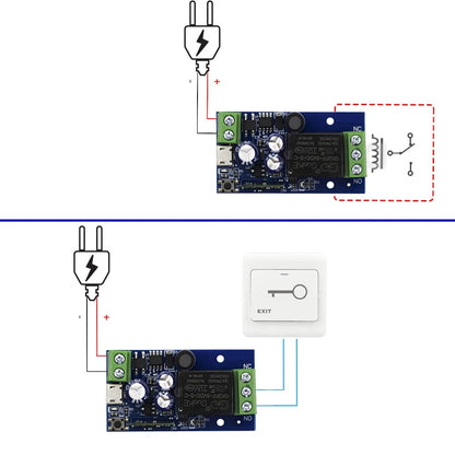 EWelink Smart WiFi Relay Switch DC 5V 12V 24V 48V Wireless Remote Control 1 Channel Alexa Google Home Voice Control