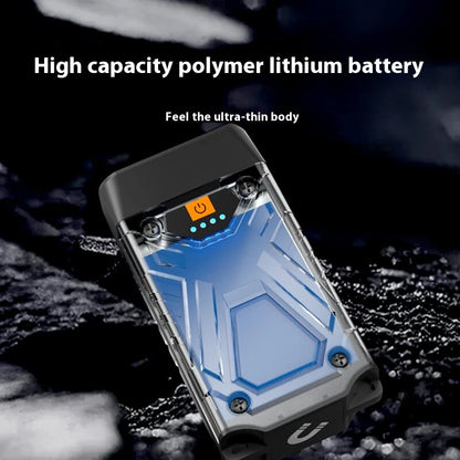 Bikight SD12 Dual Light LED Keychain Flashlight With COB Sidelight Multifunctional Clip Headlamp Magnetic Maintenance Light Outdoor Camping Tent Light USB Rechargeable LED Work Lamp