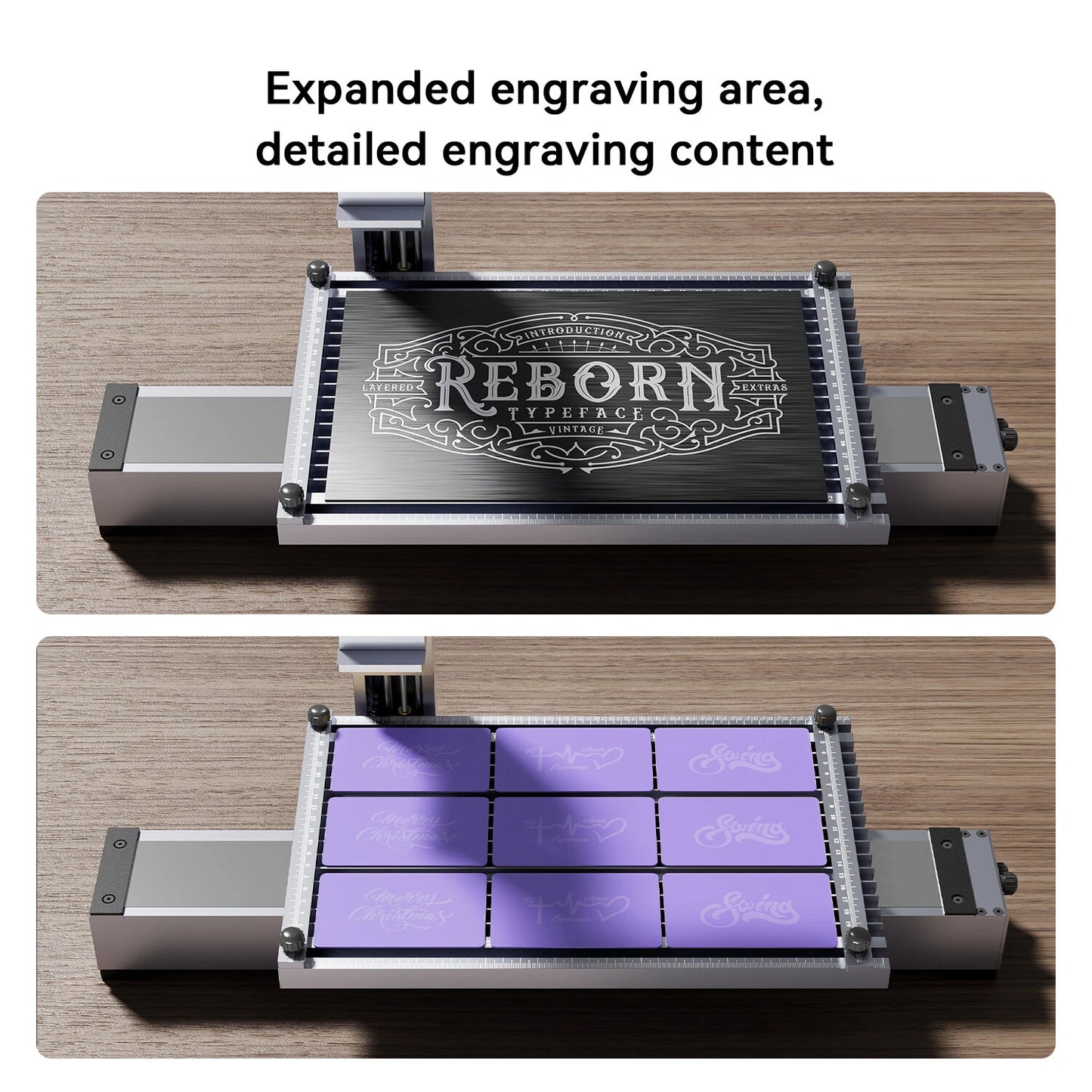 [EU/US Direct]LONGER Nano Slide Extension Rod Module Longer Engraving Platform 300mm Moving Distance 120x330mm Working Area Aluminum Alloy High Speed Type-C Connection Works with 300 Plus Materials Engraving Cutting Machine