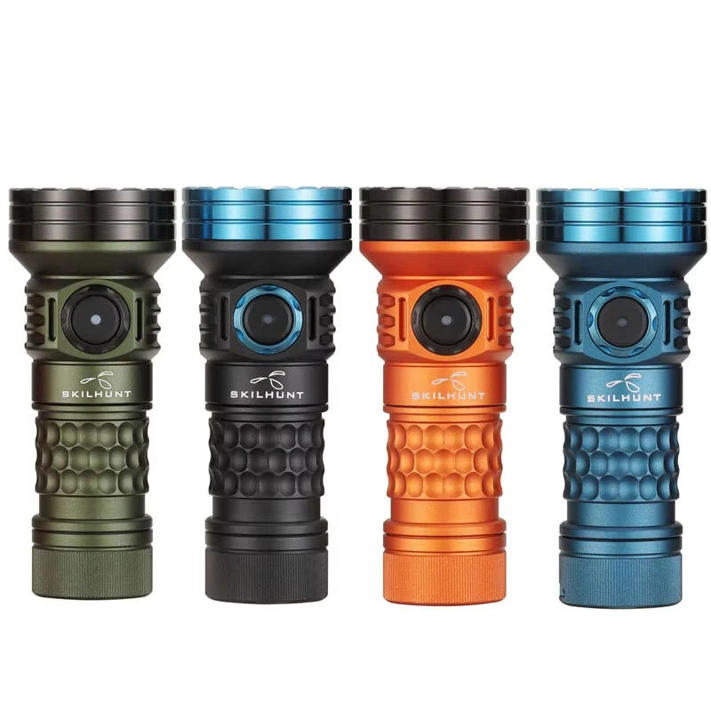SKILHUNT ESKTE MiX-7 Gen 2 Multi-color High CRI 2000LM 18350 EDC LED Flashlight High Lumens Magnetic Charging Mini Torch Outdoor Bright Searlchlight