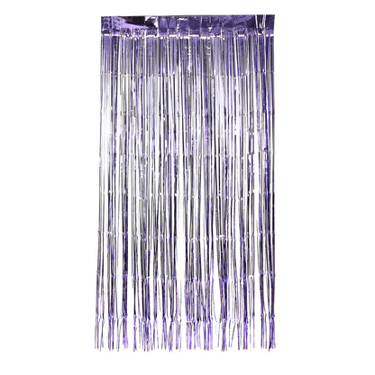 1 x 2M Metallic Foil Fringe Door Curtains Party/Christmas/Birthday/Wedding Photo Booth Props Backdrop Decor