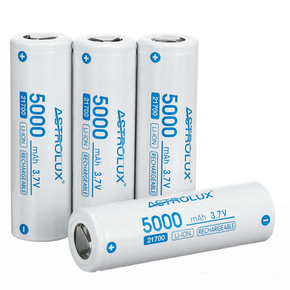 Astrolux C2150 5000mAh 3C 3.7V 21700 Li-ion Battery Unprotected 15A High Performance Rechargeable Lithium Power Cell For Flashlights RC Toys Remote Control Gamepad