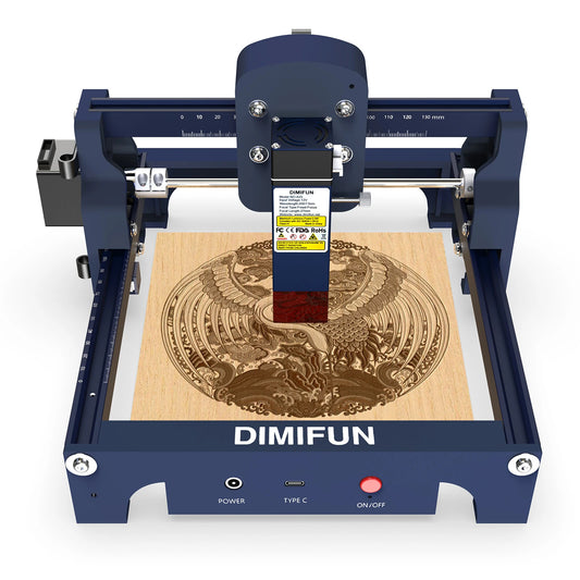 DIMIFUN D9 A25 2.5W Laser Engraver Laser Engraving Machine 445nm Spot Size 0.06mm 130x130mm Working Area