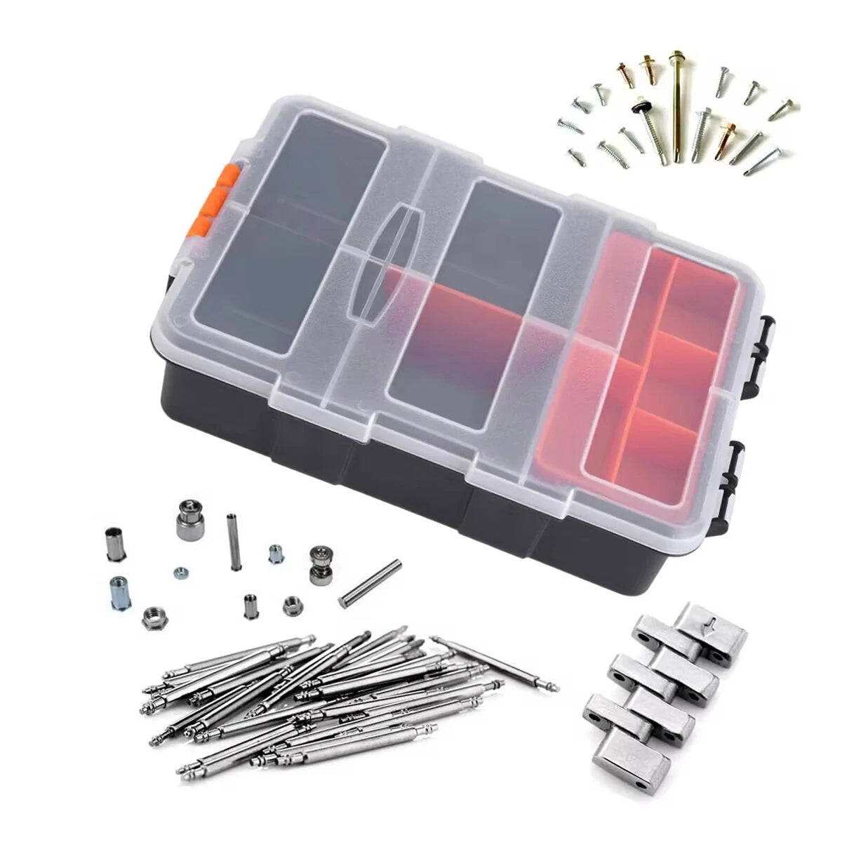 11 Grits Plastic Tool Sorting Box PP Material Ideal for Jewelry Hardware Parts Small Toys Fishing Gear Storagets