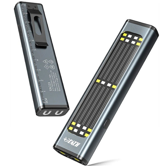 Portable LED+COB Work Light Powerful Magnetic Long-Range Type-C Rechargeable Emergency Outdoor Solar-Powered High Brightness Repair Warning Lamp